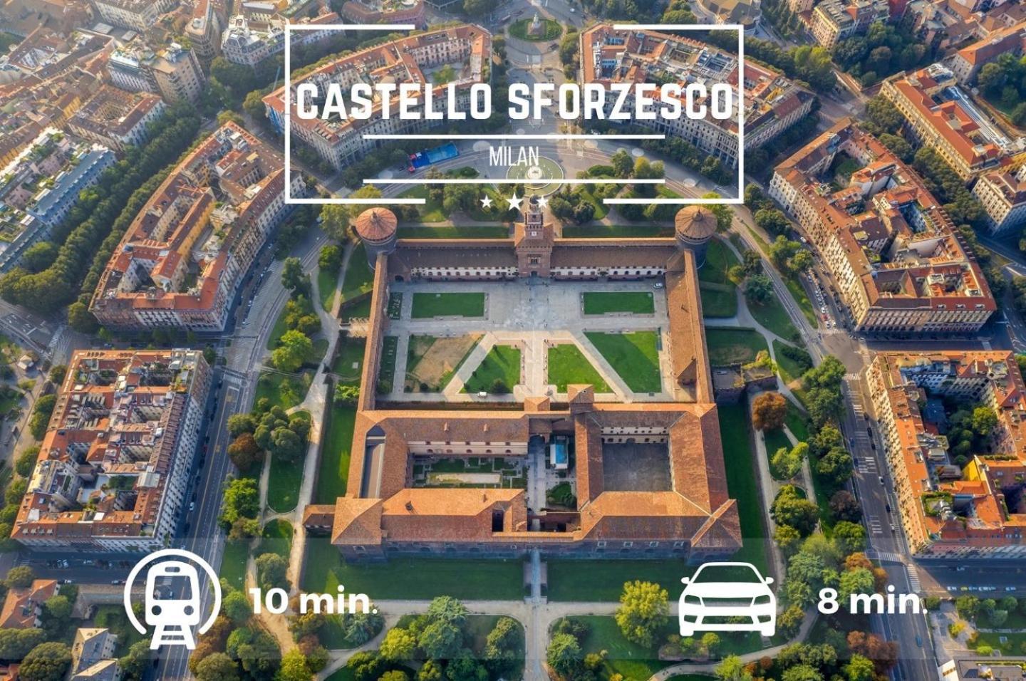 Loft Elegante In Centro Milano In Zona Signorile - Davanti Alla Metro Eksteriør billede